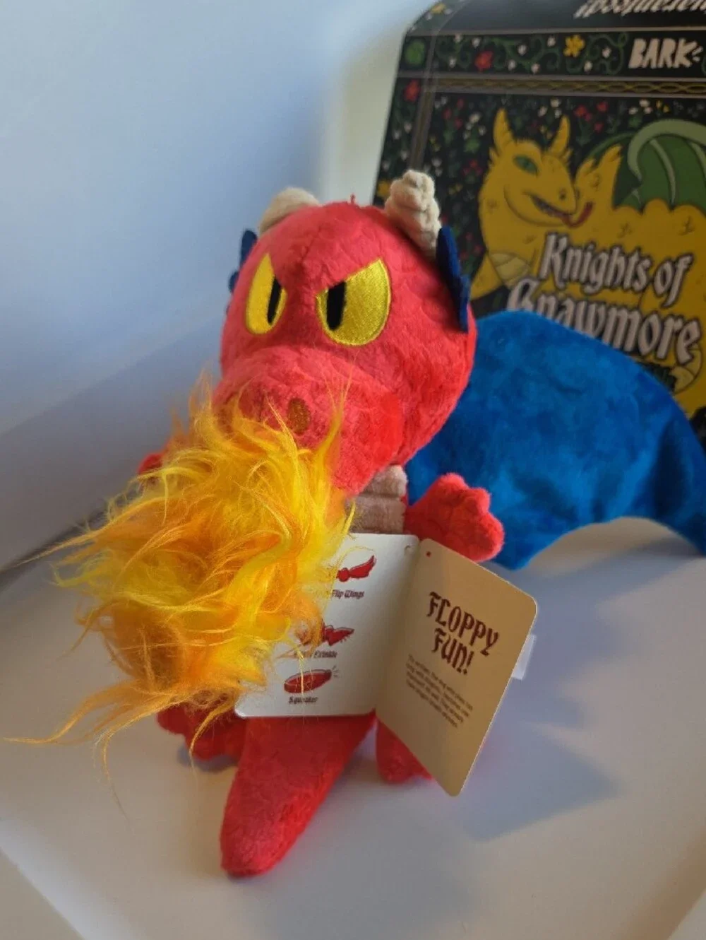 Bark Knights of Gnawmor Merlin Monroe Wizard & Wetbeard The Dragon Dog Toy Set